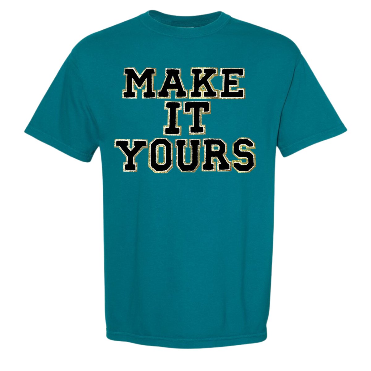 Make It Yours™ Letter Patch T-Shirt - United Monograms
