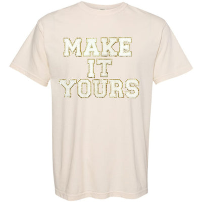 Make It Yours™ Letter Patch T-Shirt - United Monograms