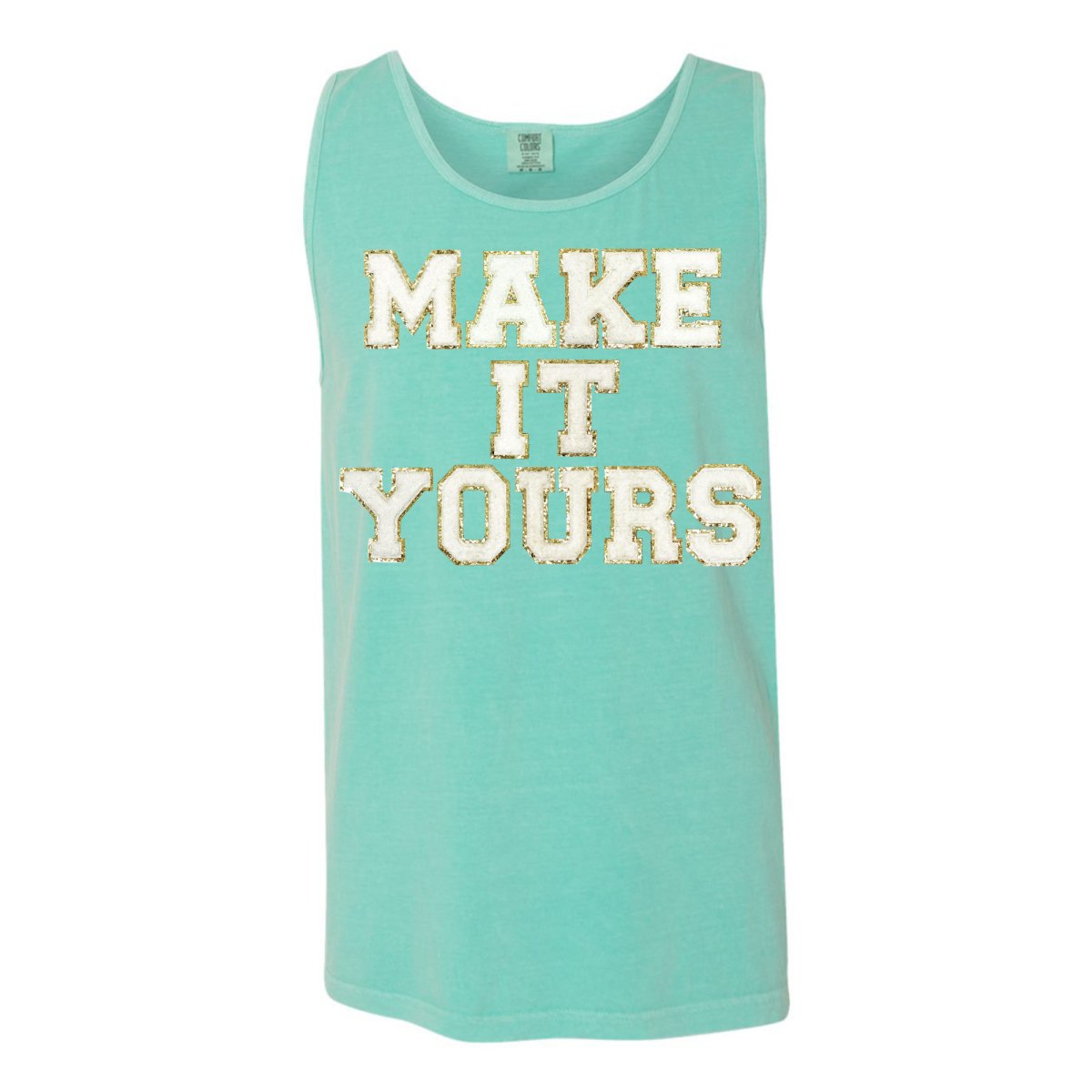 Make It Yours™ Letter Patch Tank Top - United Monograms