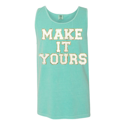 Make It Yours™ Letter Patch Tank Top - United Monograms