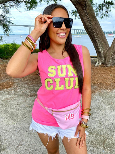 Make It Yours™ Letter Patch Tank Top - United Monograms