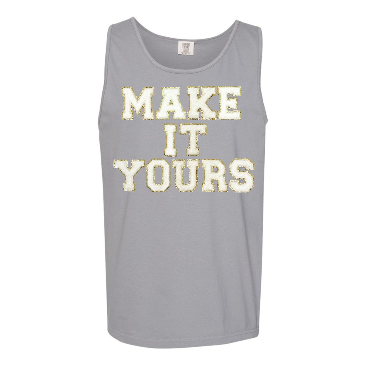 Make It Yours™ Letter Patch Tank Top - United Monograms