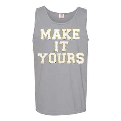 Make It Yours™ Letter Patch Tank Top - United Monograms