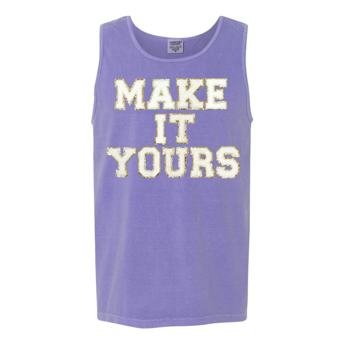 Make It Yours™ Letter Patch Tank Top - United Monograms