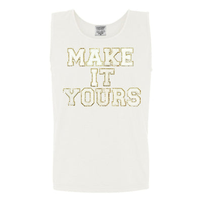 Make It Yours™ Letter Patch Tank Top - United Monograms