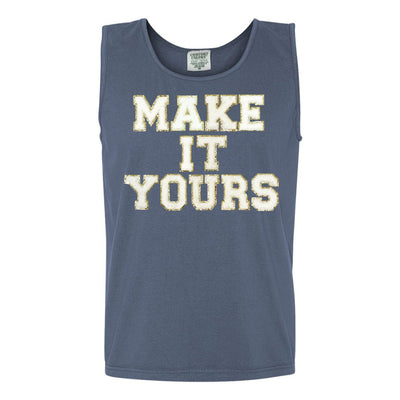 Make It Yours™ Letter Patch Tank Top - United Monograms