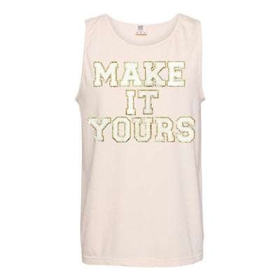 Make It Yours™ Letter Patch Tank Top - United Monograms