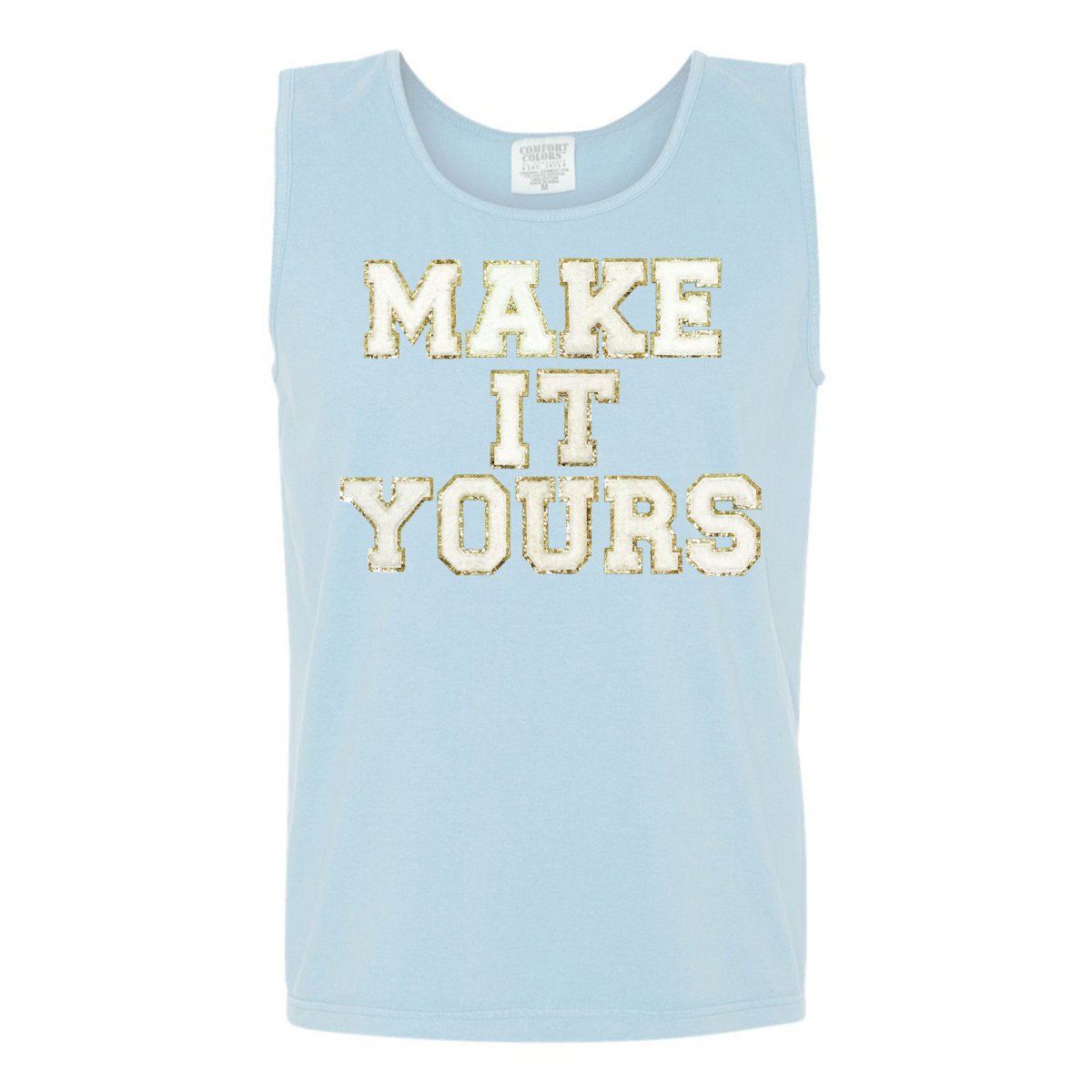 Make It Yours™ Letter Patch Tank Top - United Monograms