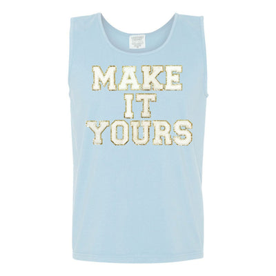 Make It Yours™ Letter Patch Tank Top - United Monograms