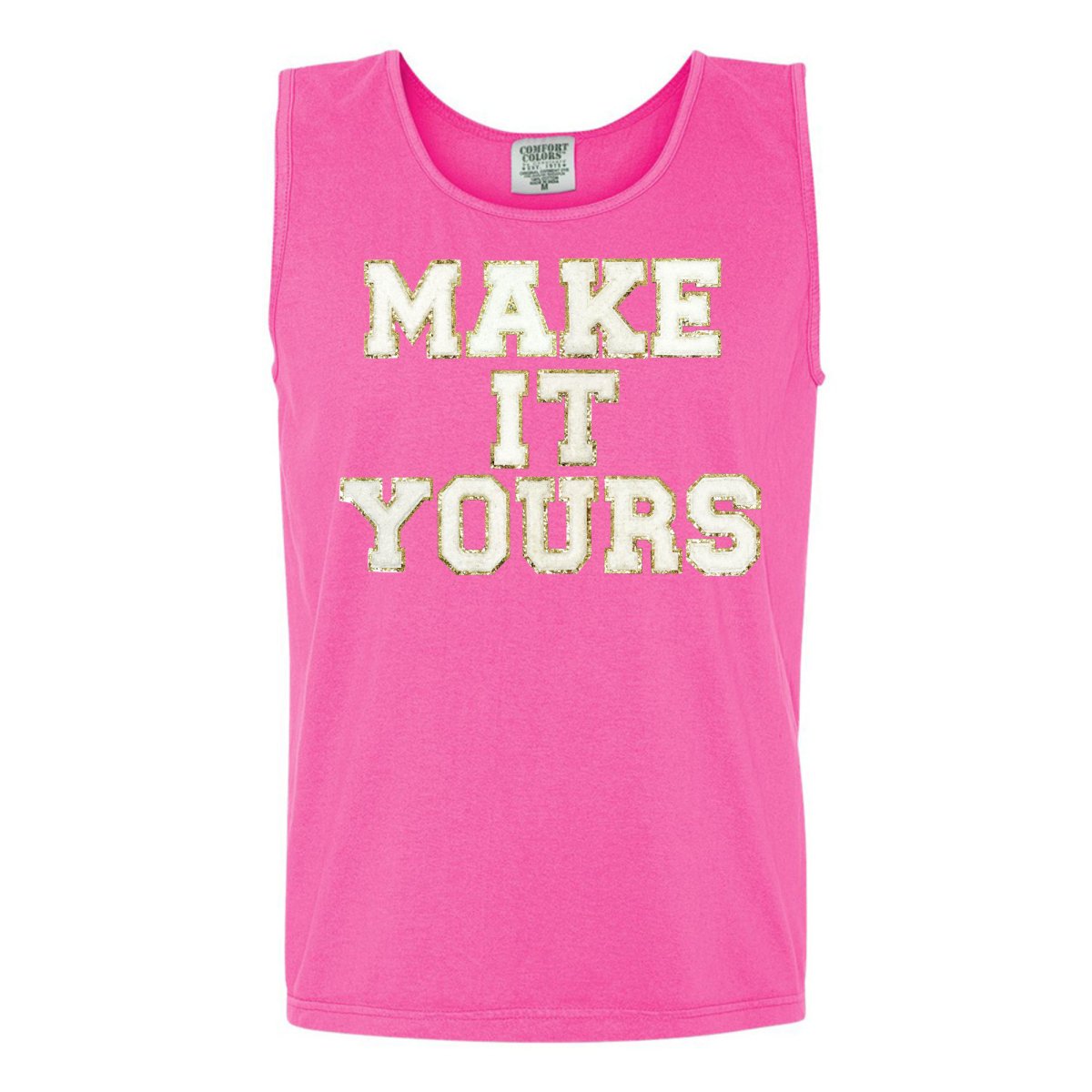 Make It Yours™ Letter Patch Tank Top - United Monograms
