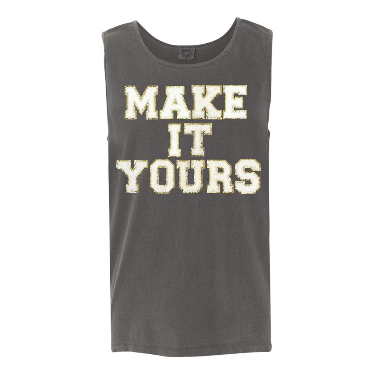 Make It Yours™ Letter Patch Tank Top - United Monograms