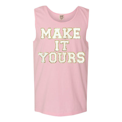 Make It Yours™ Letter Patch Tank Top - United Monograms