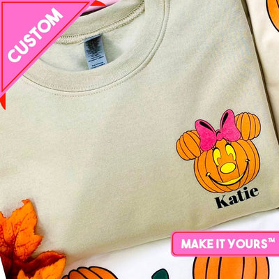 Make It Yours™ 'Mickey/Minnie Jack - O' - Lantern' Sweatshirt - United Monograms