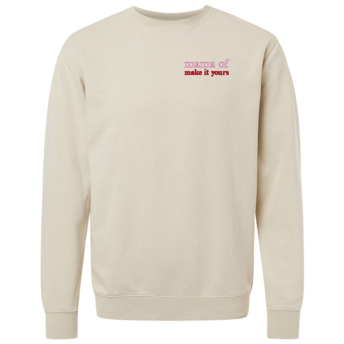 Make It Yours™ 'Mom/Mama Of' Cozy Crew - United Monograms