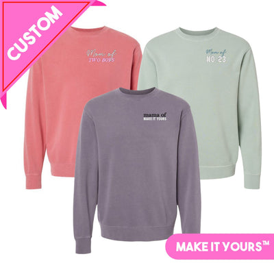 Make It Yours™ 'Mom/Mama Of' Cozy Crew - United Monograms