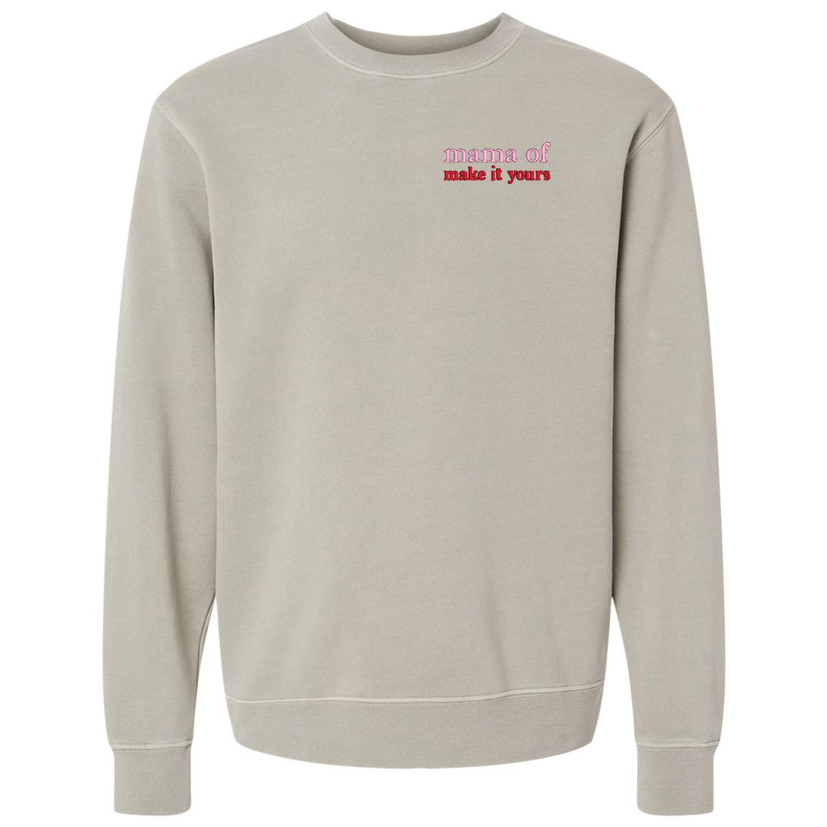 Make It Yours™ 'Mom/Mama Of' Cozy Crew - United Monograms