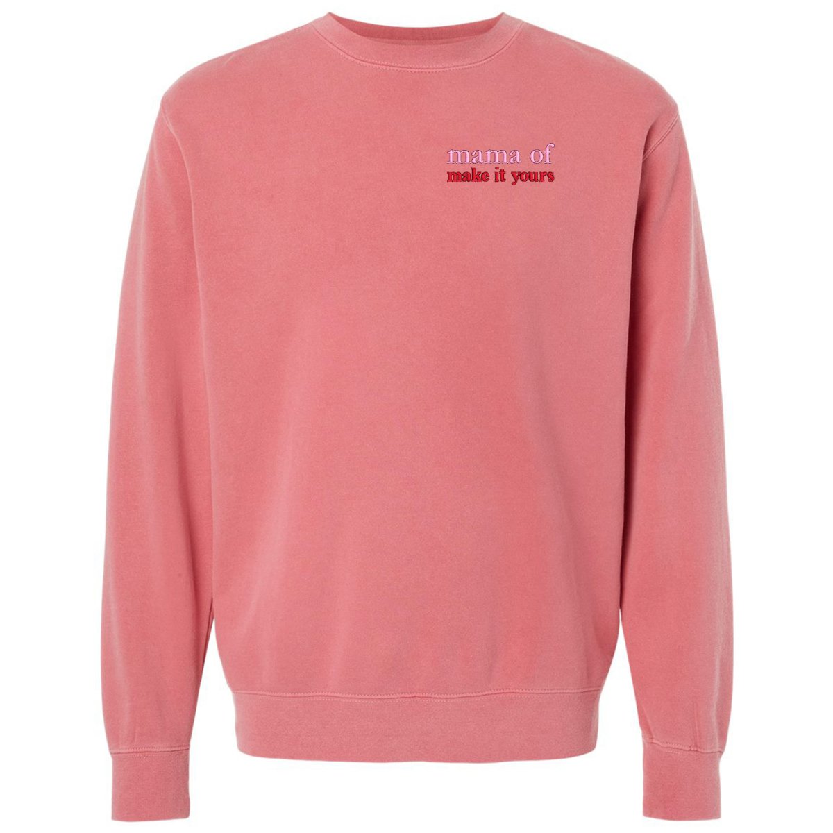 Make It Yours™ 'Mom/Mama Of' Cozy Crew - United Monograms