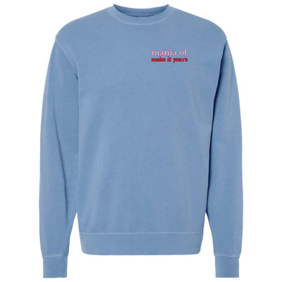 Make It Yours™ 'Mom/Mama Of' Cozy Crew - United Monograms