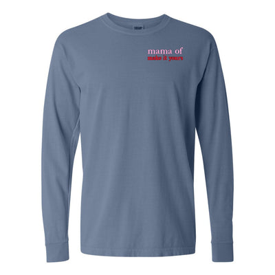 Make It Yours™ 'Mom/Mama Of' Long Sleeve T-Shirt - United Monograms