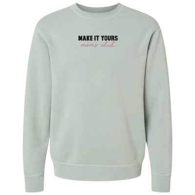 Make It Yours™ 'Moms Club' Cozy Crew - United Monograms