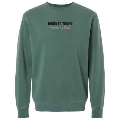 Make It Yours™ 'Moms Club' Cozy Crew - United Monograms