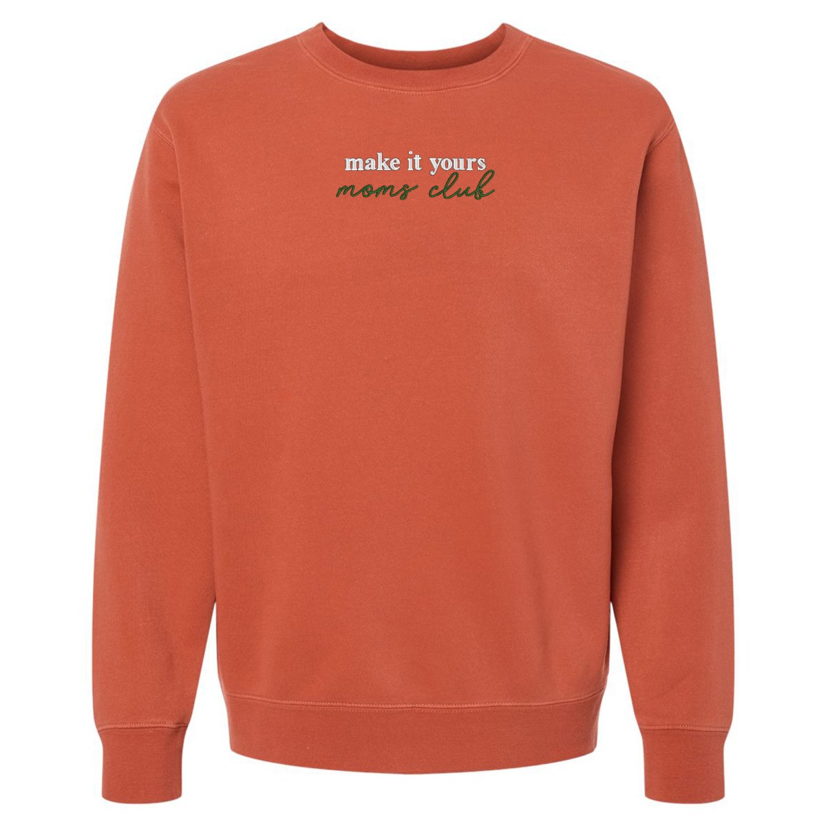 Make It Yours™ 'Moms Club' Cozy Crew - United Monograms