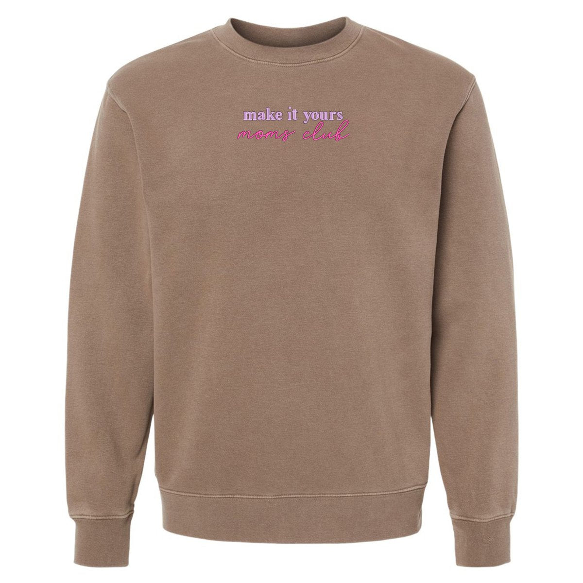 Make It Yours™ 'Moms Club' Cozy Crew - United Monograms