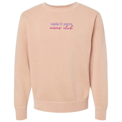 Make It Yours™ 'Moms Club' Cozy Crew - United Monograms