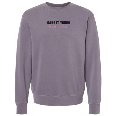 Make It Yours™ 'Moms Club' Cozy Crew - United Monograms