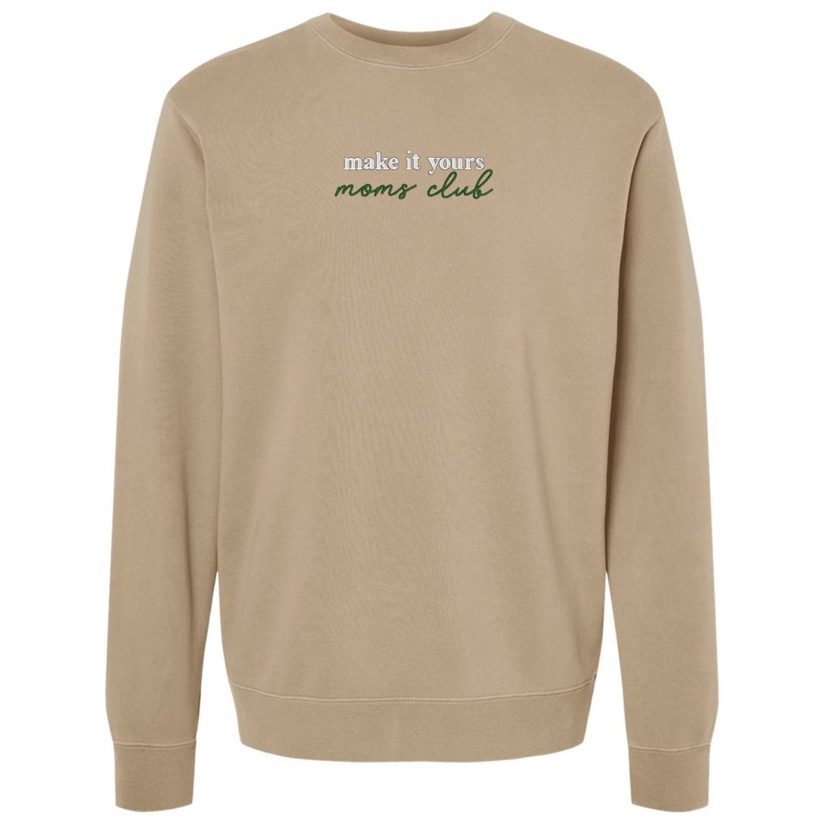Make It Yours™ 'Moms Club' Cozy Crew - United Monograms