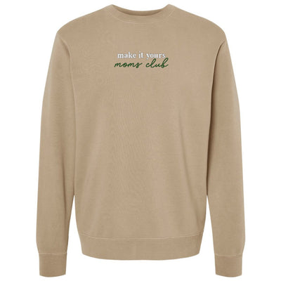 Make It Yours™ 'Moms Club' Cozy Crew - United Monograms