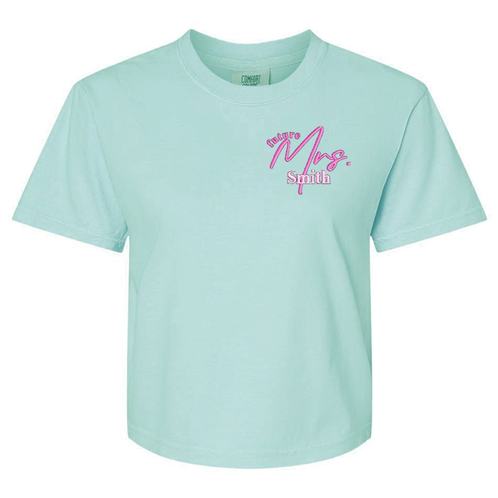 Make It Yours™ 'Mrs./Future Mrs.' Boxy T-Shirt - United Monograms