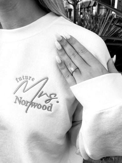 Make It Yours™ 'Mrs./Future Mrs.' Crewneck Sweatshirt - United Monograms