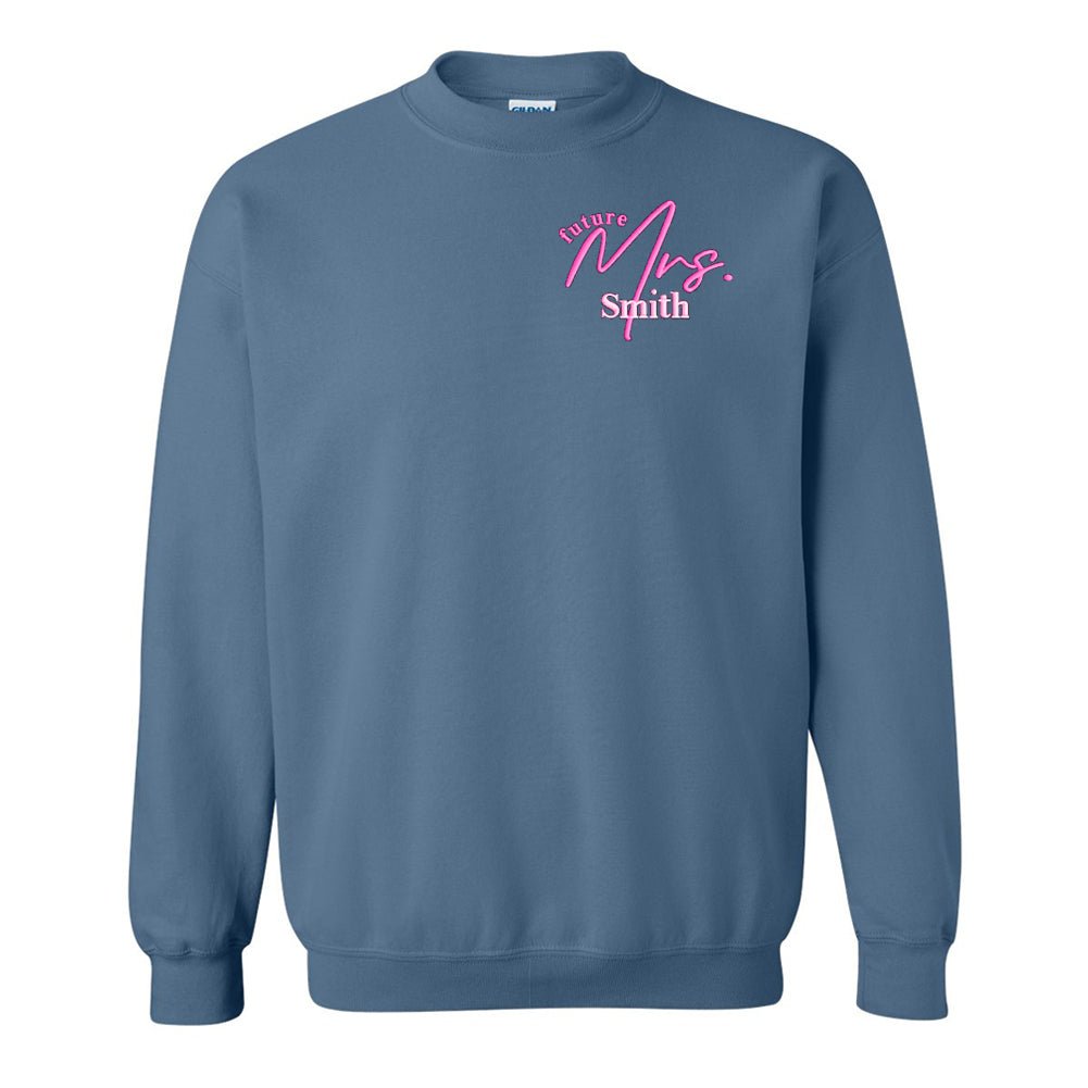Make It Yours™ 'Mrs./Future Mrs.' Crewneck Sweatshirt - United Monograms