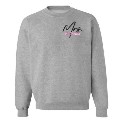 Make It Yours™ 'Mrs./Future Mrs.' Crewneck Sweatshirt - United Monograms