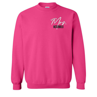 Make It Yours™ 'Mrs./Future Mrs.' Crewneck Sweatshirt - United Monograms