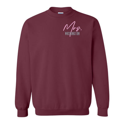 Make It Yours™ 'Mrs./Future Mrs.' Crewneck Sweatshirt - United Monograms