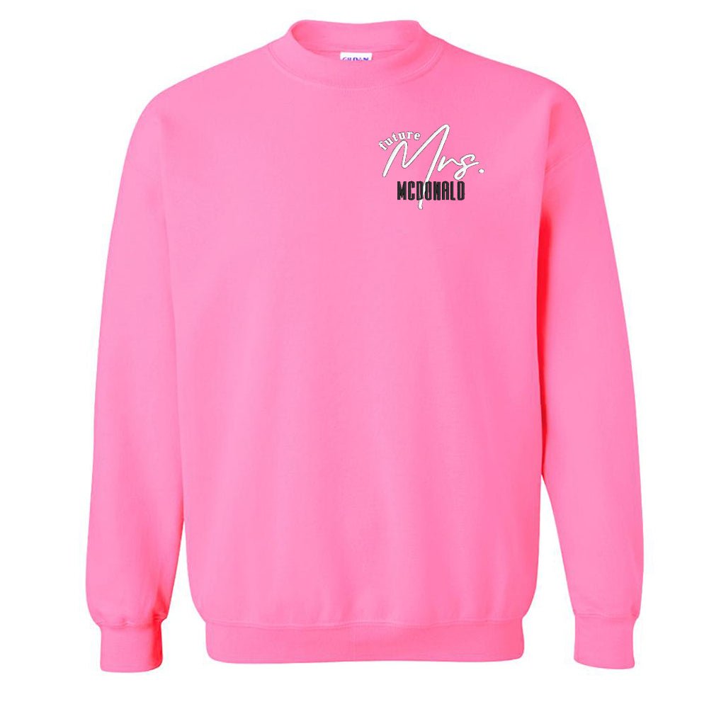 Make It Yours™ 'Mrs./Future Mrs.' Crewneck Sweatshirt - United Monograms