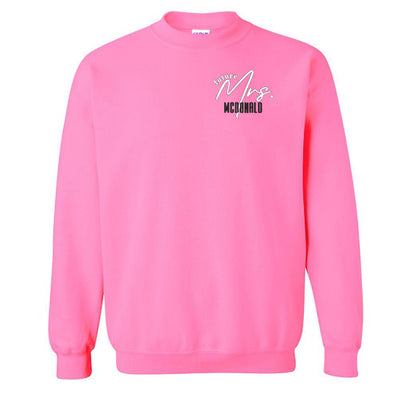 Make It Yours™ 'Mrs./Future Mrs.' Crewneck Sweatshirt - United Monograms