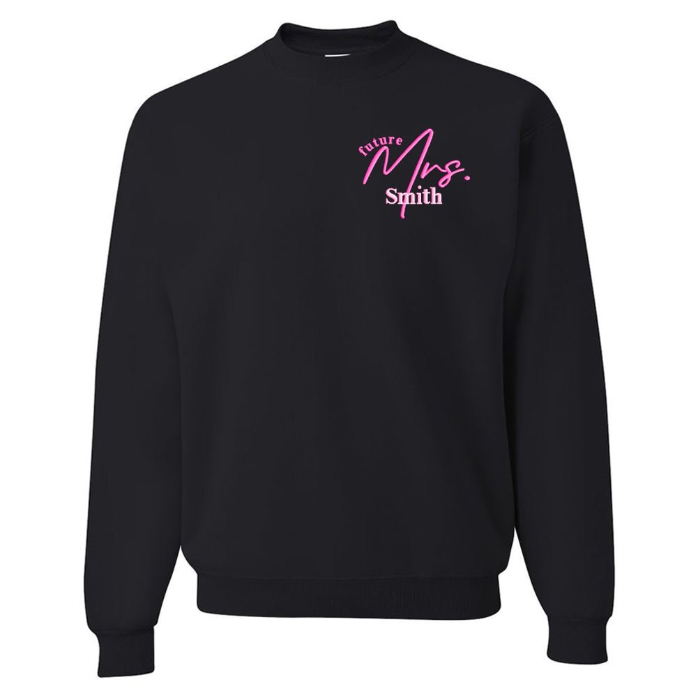 Make It Yours™ 'Mrs./Future Mrs.' Crewneck Sweatshirt - United Monograms