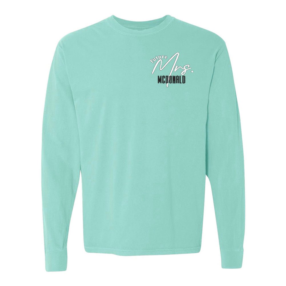 Make It Yours™ 'Mrs./Future Mrs.' Long Sleeve T-Shirt - United Monograms