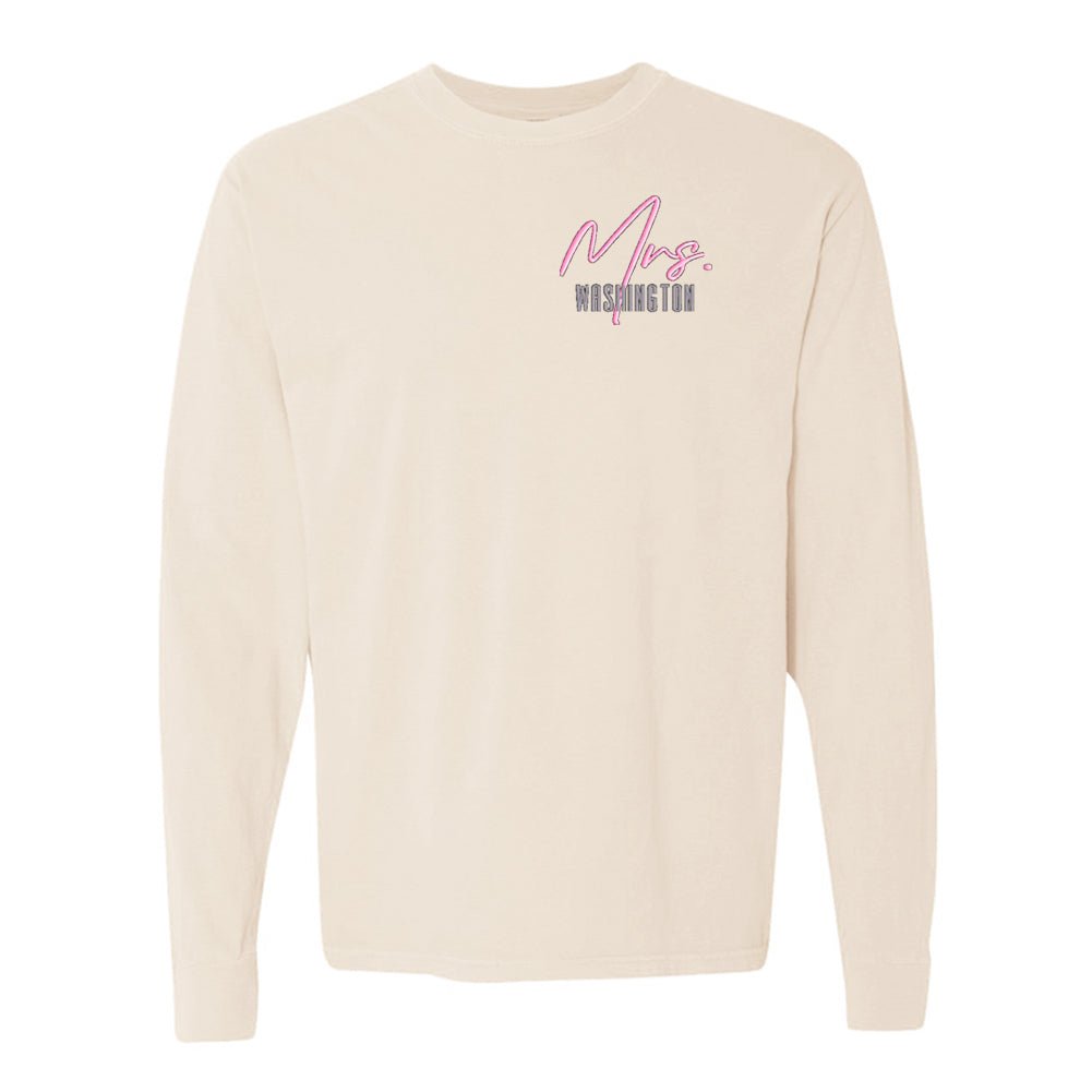 Make It Yours™ 'Mrs./Future Mrs.' Long Sleeve T-Shirt - United Monograms