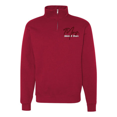 Make It Yours™ 'Mrs./Future Mrs.' Quarter Zip Sweatshirt - United Monograms