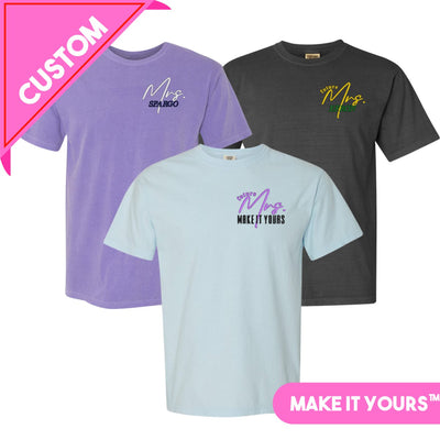 Make It Yours™ 'Mrs./Future Mrs.' T-Shirt - United Monograms