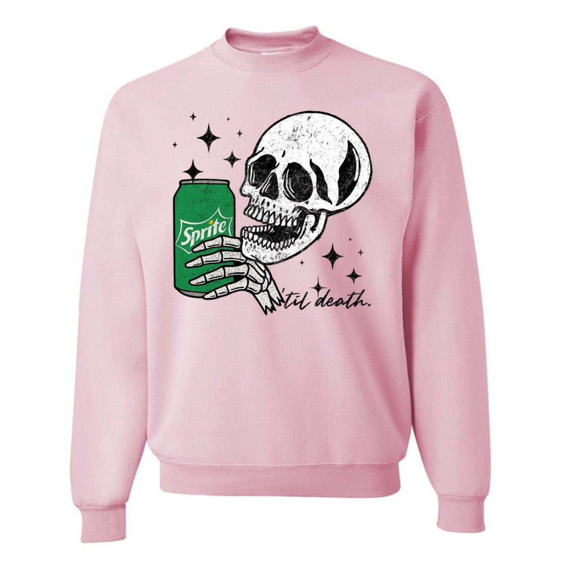 Make It Yours™ 'My Drink Til Death' Sweatshirt - United Monograms