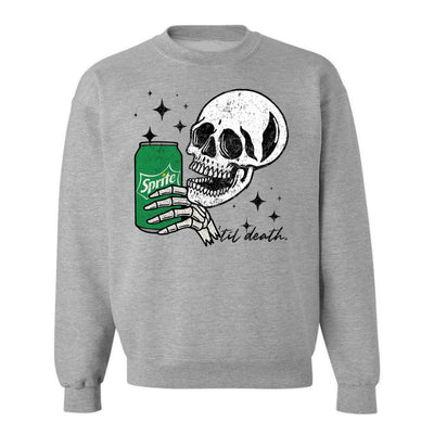 Make It Yours™ 'My Drink Til Death' Sweatshirt - United Monograms