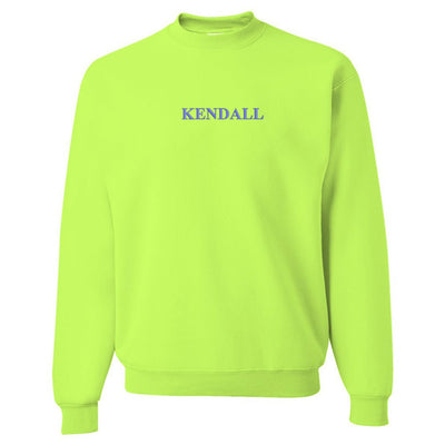 Make it Yours™ Neon Crewneck Sweatshirt - United Monograms