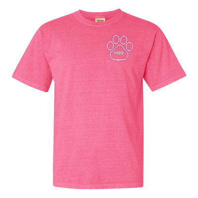 Make It Yours™ Paw Print Comfort Colors T-Shirt - United Monograms