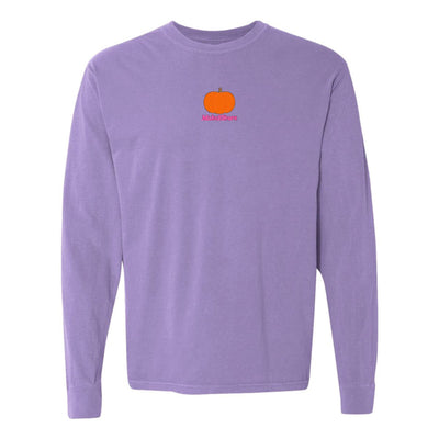 Make It Yours™ Pumpkin Comfort Colors Long Sleeve T - Shirt - United Monograms