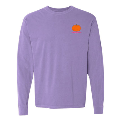 Make It Yours™ Pumpkin Comfort Colors Long Sleeve T - Shirt - United Monograms